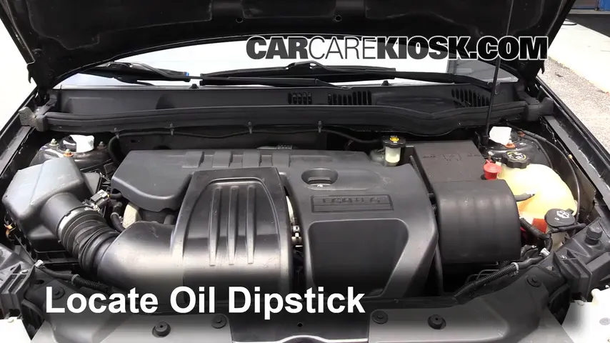 2007 Pontiac G5 2.2L 4 Cyl. Oil Check Oil Level